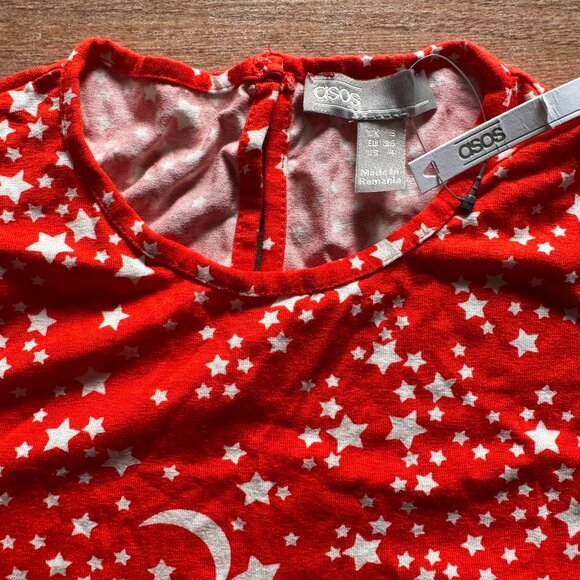 Red Moon & Stars Maxi Dress - Picture 3 of 3